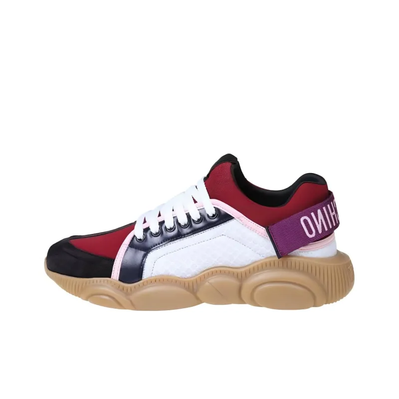 MOSCHINO Low-Top Casual Shoes Men's Red White-0