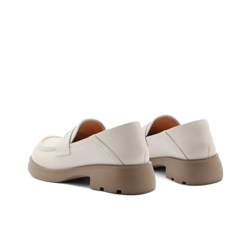BELLE Loafers 3.5CM Women's Black Beige Brown-15