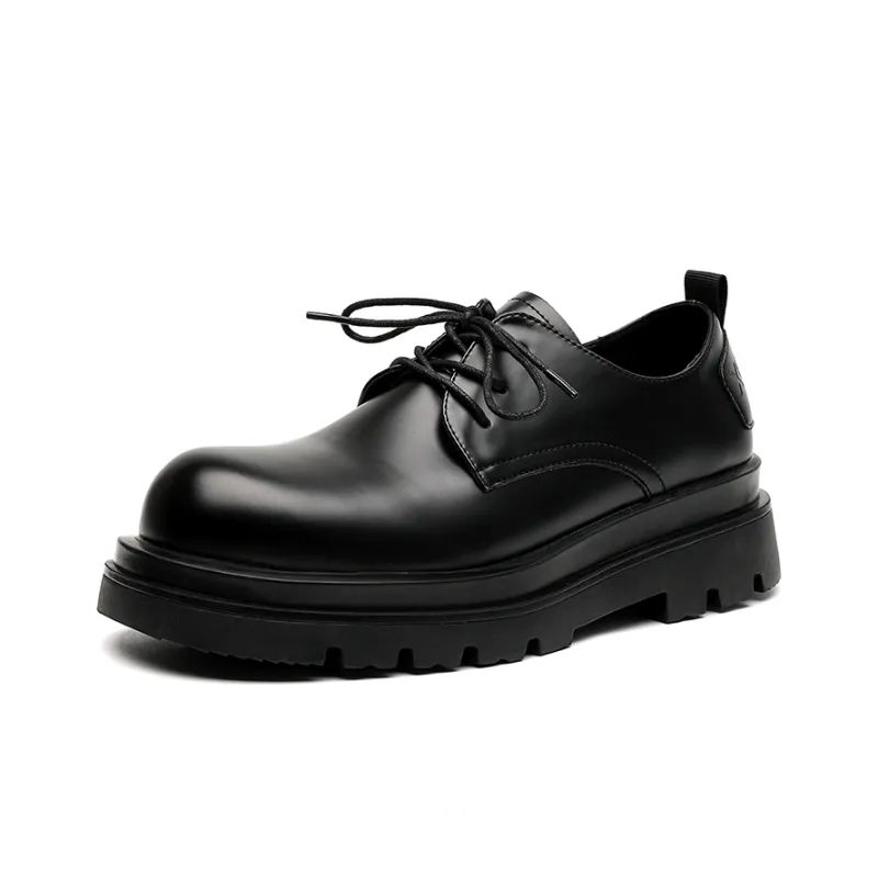 Chi Wolf Derby Shoes Casual Shoes Men's Black-1