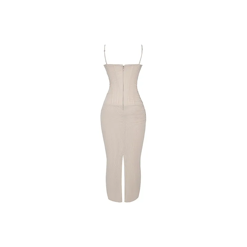 HOUSE OF CB NALINI Slip Dress Women's SAND/Sandy-7