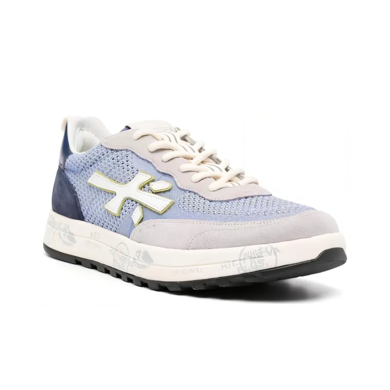 PREMIATA Nous Logo Patch Lace Up Sneakers-1