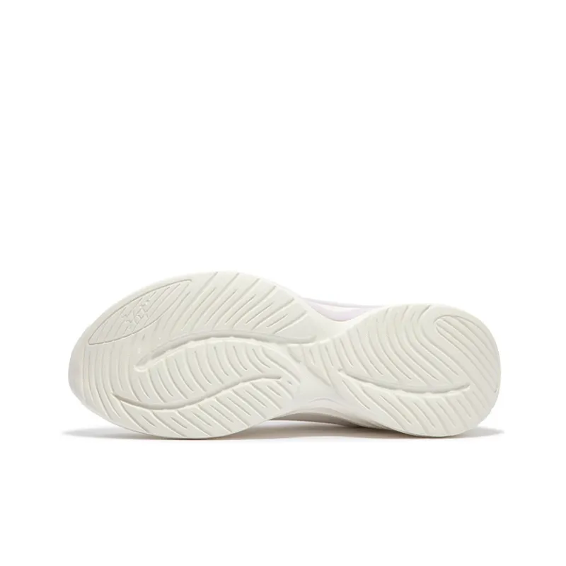 361° Blade Edge Cushioning, Slip Resistant, And Abrasion Resistant Low Top Running Shoes Women's White Purple-4