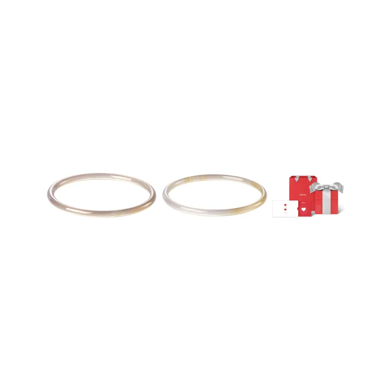 ZEGL Chalcedony Bangles Women's Green Pink Blue-7