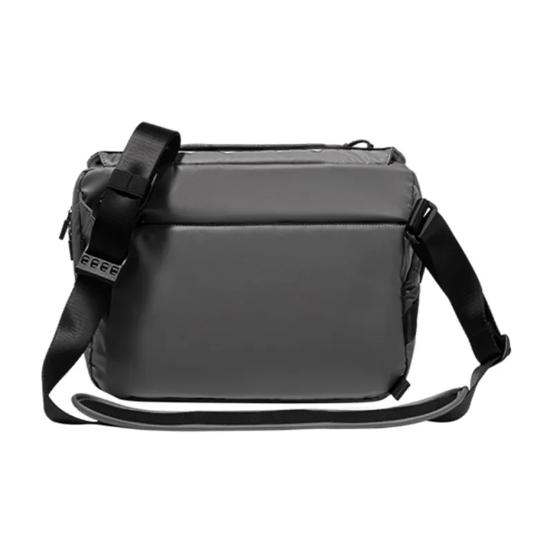 TAJEZZO PVC With Textile Messenger Bag Workwear Crossbody Bag Unisex-6