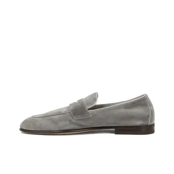Brunello Cucinelli Suede Penny-slot Loafers