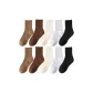 10 Pack--Khaki 2+Coffee 2+Milk White 2+Pure White 2+Black 2