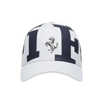 Ferrari Logo-print Cotton Twill Cap