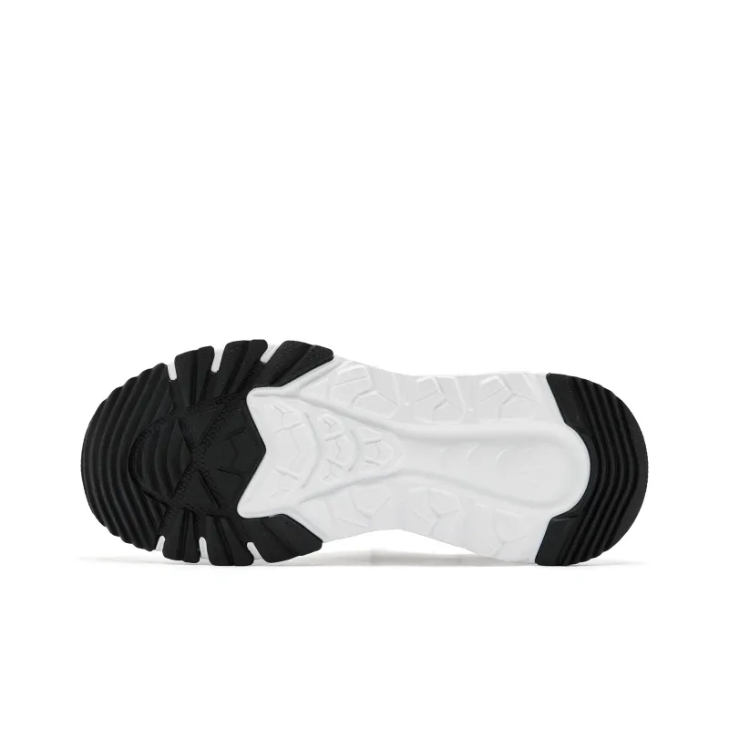 QIAODAN Slip Resistant, Balance, Lightweight Low Top Running Shoes Women's White Black-4