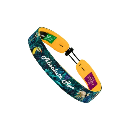 Absolute Run Sweatbands Elastic Moisture-Wicking Antibacterial Running Fitness Yoga Pilates 58±4cm Unisex