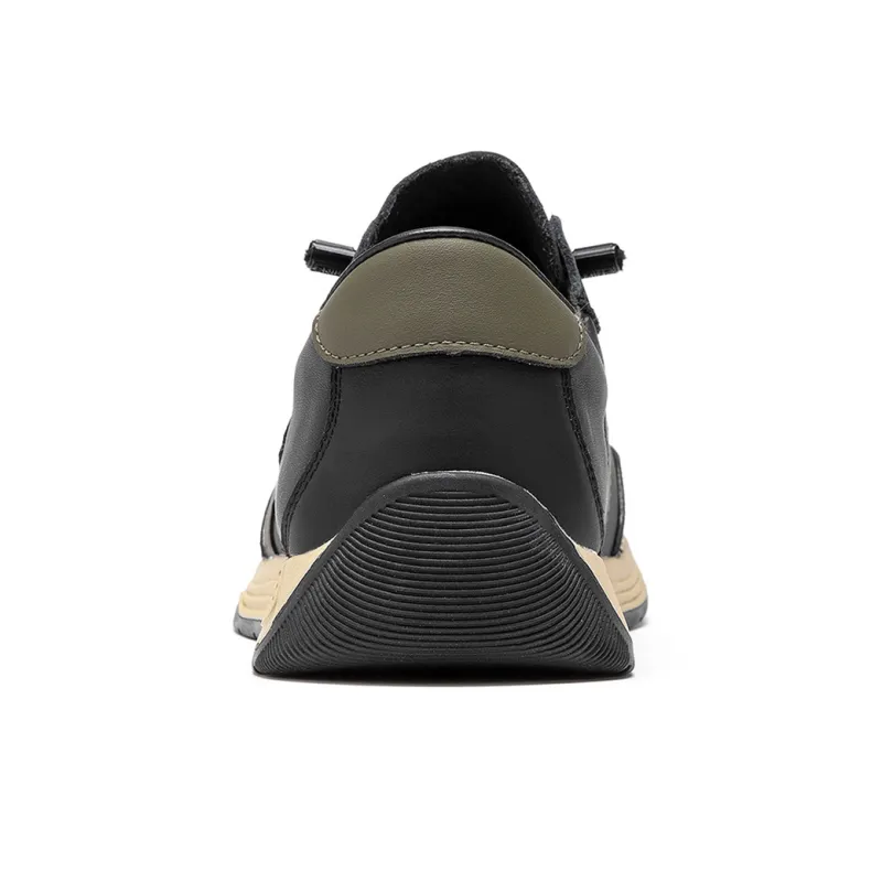 15 MINS Casual Shoes Men Low Top Black Green-4