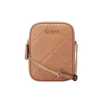 GUESS Artificial Leather Shoulder Bag Crossbody Bag Mini Women's Caramel