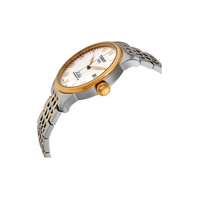 TISSOT Le Locle Collection Automatic Mechanical Movement Men's Watches Watch 39.3mm Silver Dial Stainless Steel Case-3
