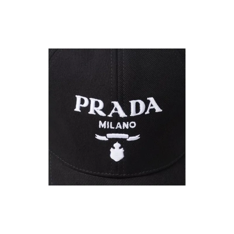 PRADA Logo embossed Baseball Cap-2