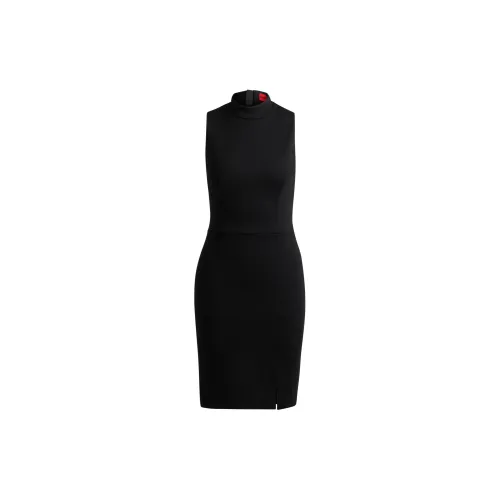 HUGO BOSS Sleeveless Dresses Women's Black