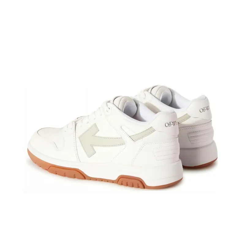OFF WHITE Out Of Office Low Top Sneaker 'White Brown' Women's-3
