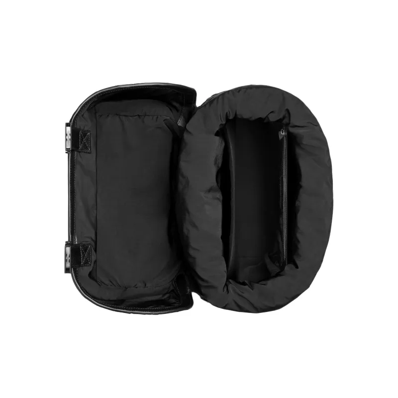 Bottega Veneta Intrecciato Calfskin Backpack Men's Black & Matte Black-3