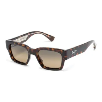 Maui Jim Acetate Square Sunglasses Men's Tortoiseshell