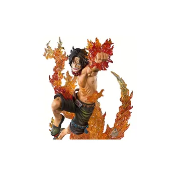 BANDAI Portgas D. Ace Figuarts ZERO One Piece Whitebeard Pirates 2nd Division Captain Scale Figures 19.5cm