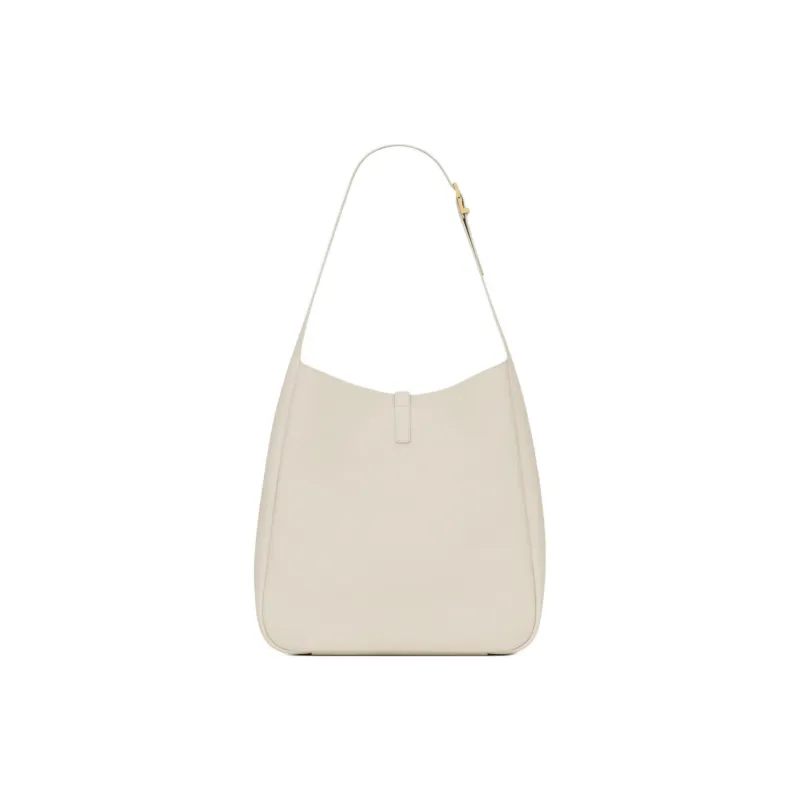 SAINT LAURENT LE5A7CASSANDRE Calfskin Handbag, Shoulder Bag Women's Vintage White-3