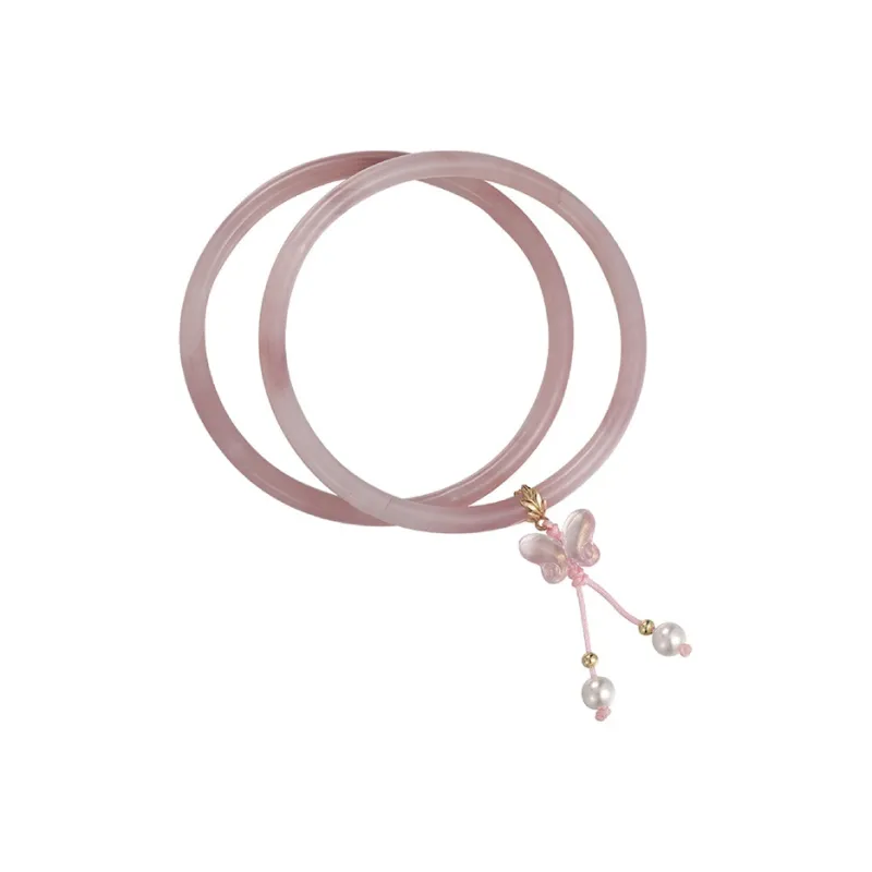 CARAT'S DIARY Colored Glaze Bangles Women's-0