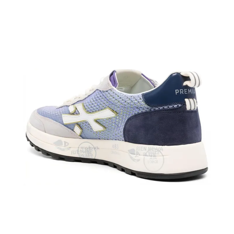 PREMIATA Nous Logo Patch Lace Up Sneakers-3