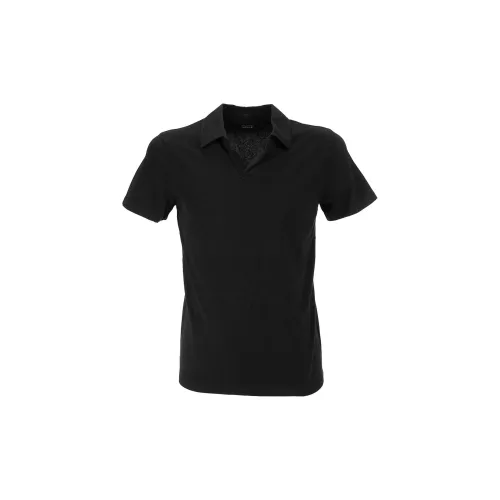 Majestic Filatures Polo Shirts Men Black