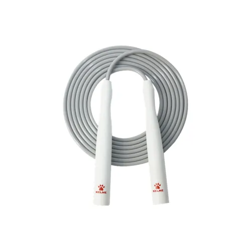 KELME Sports & Fitness Non Countable Jump Ropes Adults PVC Rope ABS Controller 2.8m White