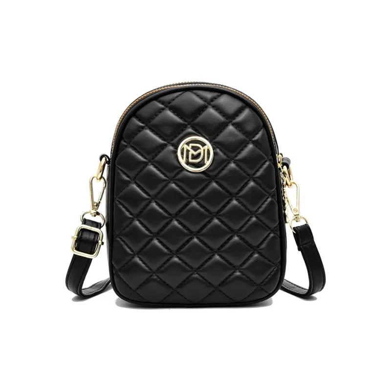 Weymond PU Shoulder Bag Crossbody Bag With Cell Phone Pouch Regular Women's White/Black-1
