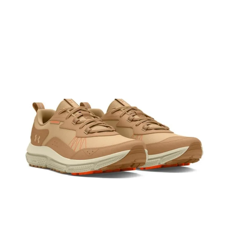 Under Armour Charged Verssert Cushioning Wear Resistant Low Top Running Shoes Men's Brown-2