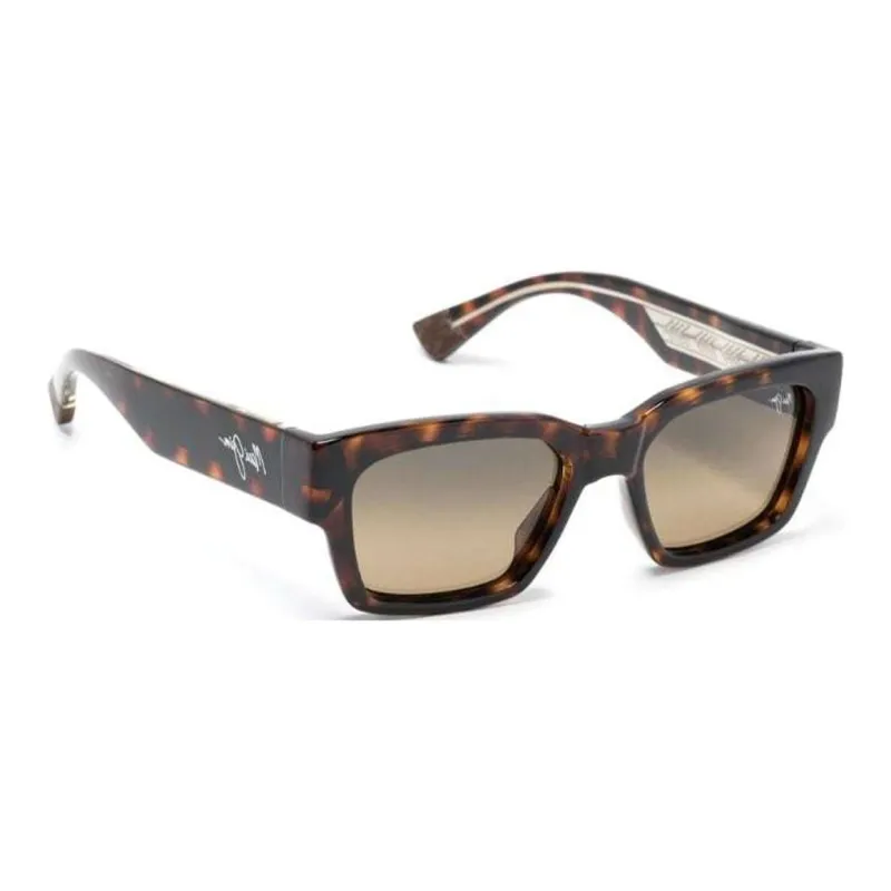 Maui Jim Acetate Square Sunglasses Men's Tortoiseshell-2