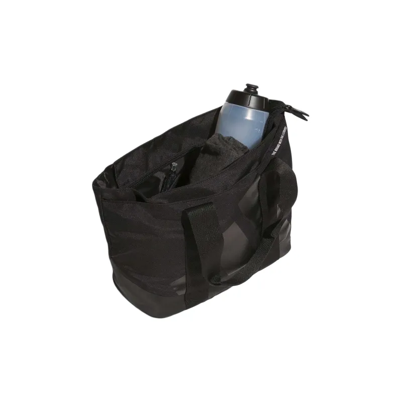 Adidas Recycled Polyester Plain Weave Fabric Handbag Men's Black-3