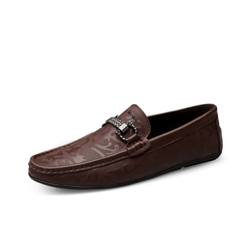 Wen Nai Casual Shoes Men's Brown-1