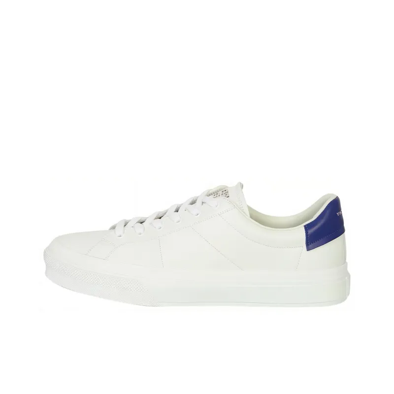 Givenchy City Court Low Top Stylish Skateboarding Shoes Men's White Blue-0