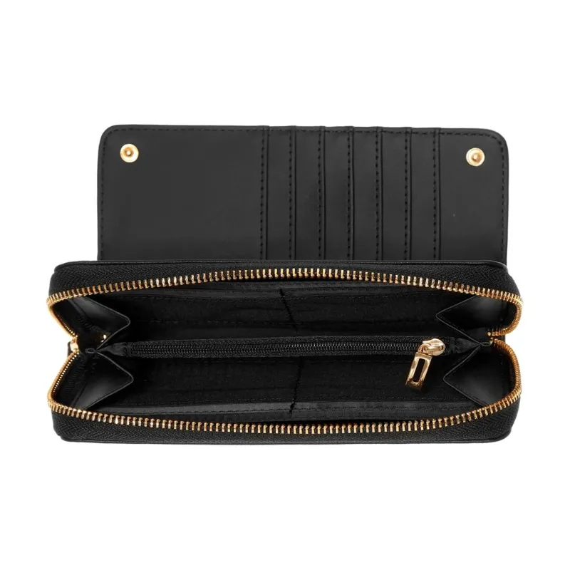 GUESS Artificial Leather Wallet Women's Coal Black-4