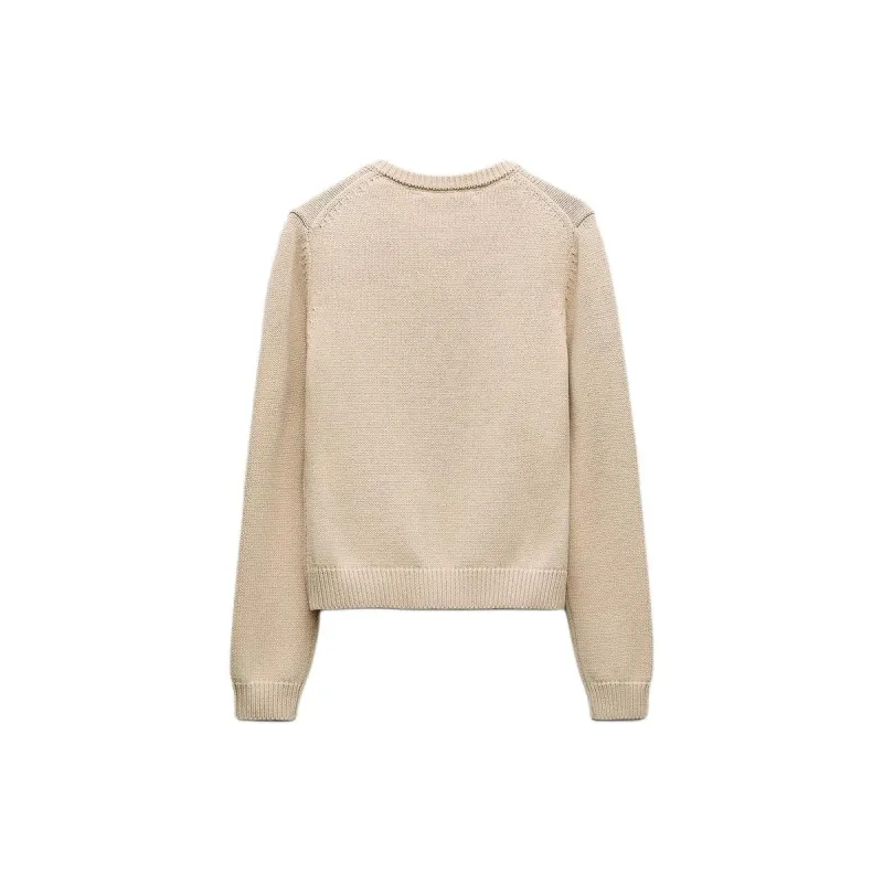 ZARA Knitwear Women's Beige-1