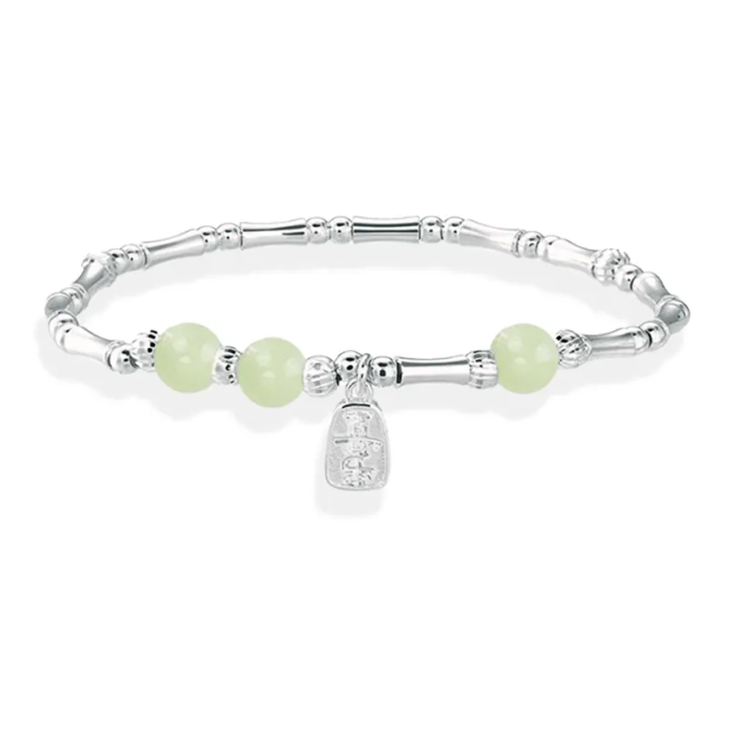 Bermuda Eyes Bracelets Green Jade Women's-0