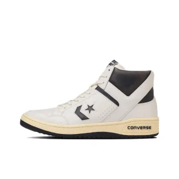 Converse Weapon Slip Resistant Cushioning High Top Skateboard Shoes Unisex White Black Japan Version