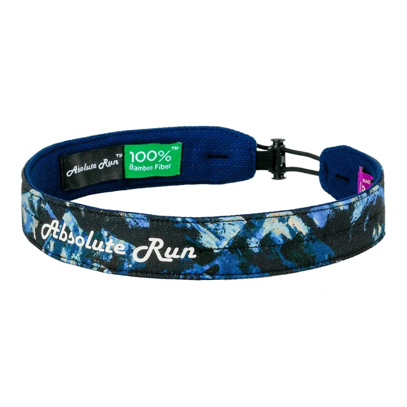 Absolute Run Sweatbands Elastic Moisture Wicking Antibacterial Running Fitness Yoga Pilates 58±4cm Unisex-1