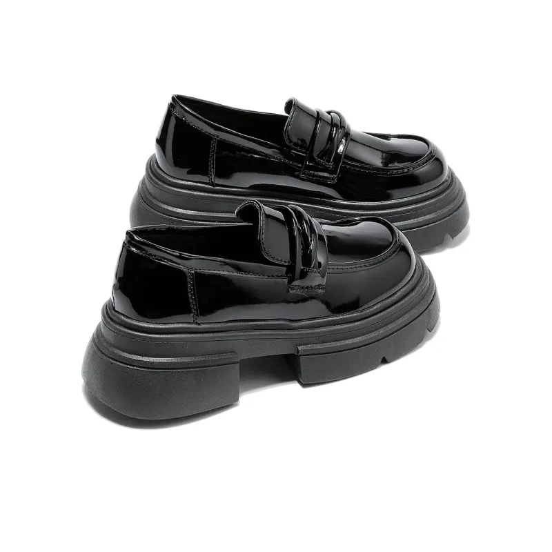 Medd Loafers Ballet Flats High Heel Women's-10