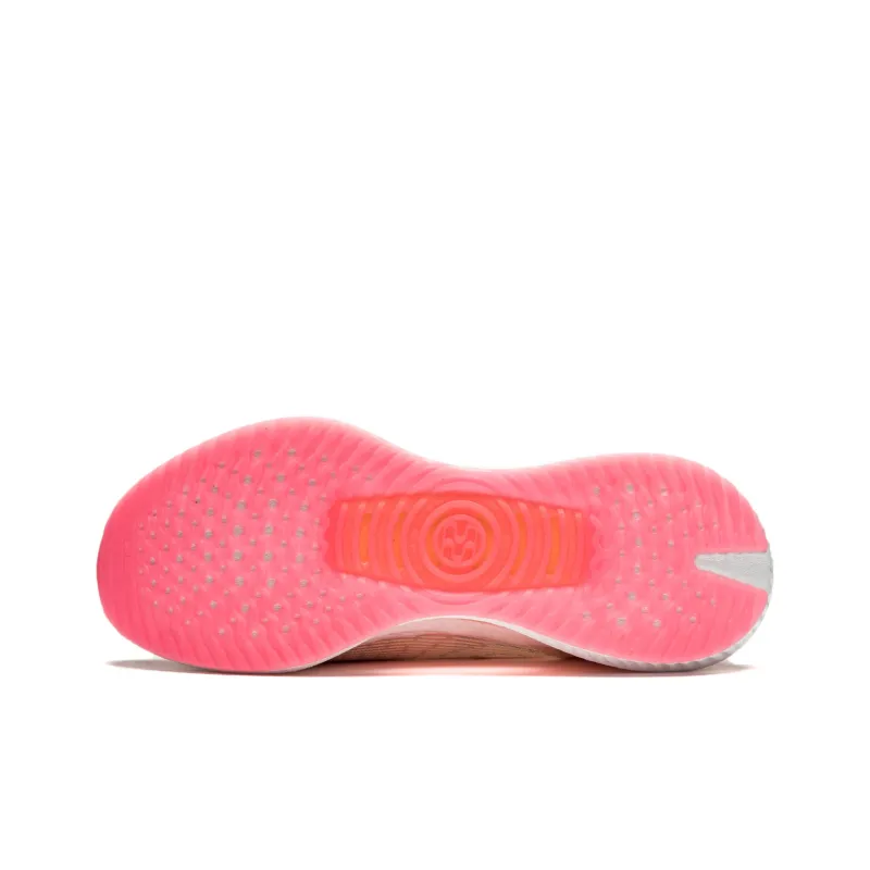 LINING Jueying 2 Essential Running Shoes Men Low Top Ivory/Fluorescent Rose Pink-4