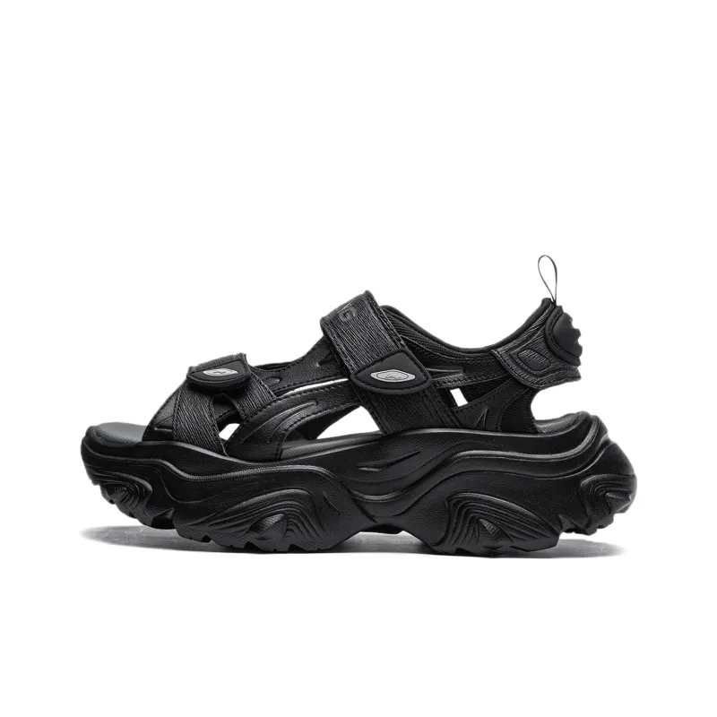 LiNing Soft Coca Beach Sandals Women's Black-0