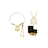 Slim Bangle+Necklace Clothing Sets