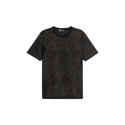 ANDREW MACKENZIE T-Shirts Men Black/Orange