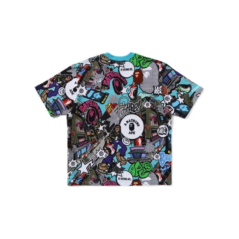 Bape Comic Art Relaxed Fit Tee-1