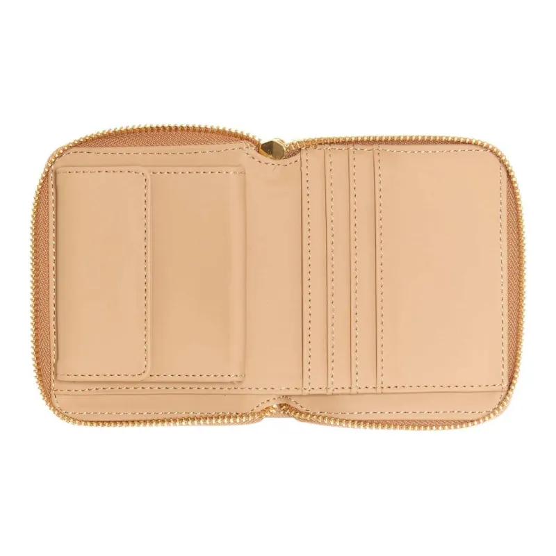 GUESS Coated Canvas Card Holder Wallet Small Size Unisex Dark Brown-2