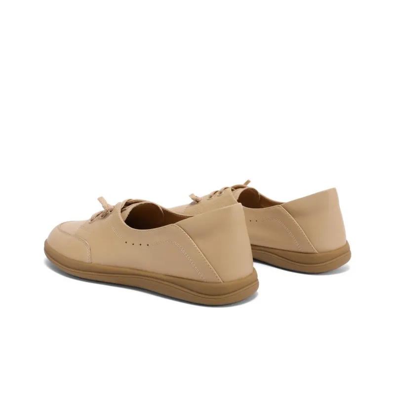 BELLE Women's Casual Shoes 2CM Women's Apricot Color Off-White-3