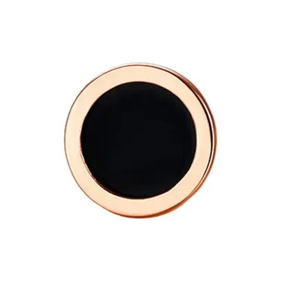 Avani Agate Cool Black Individual Earrings Unisex-1