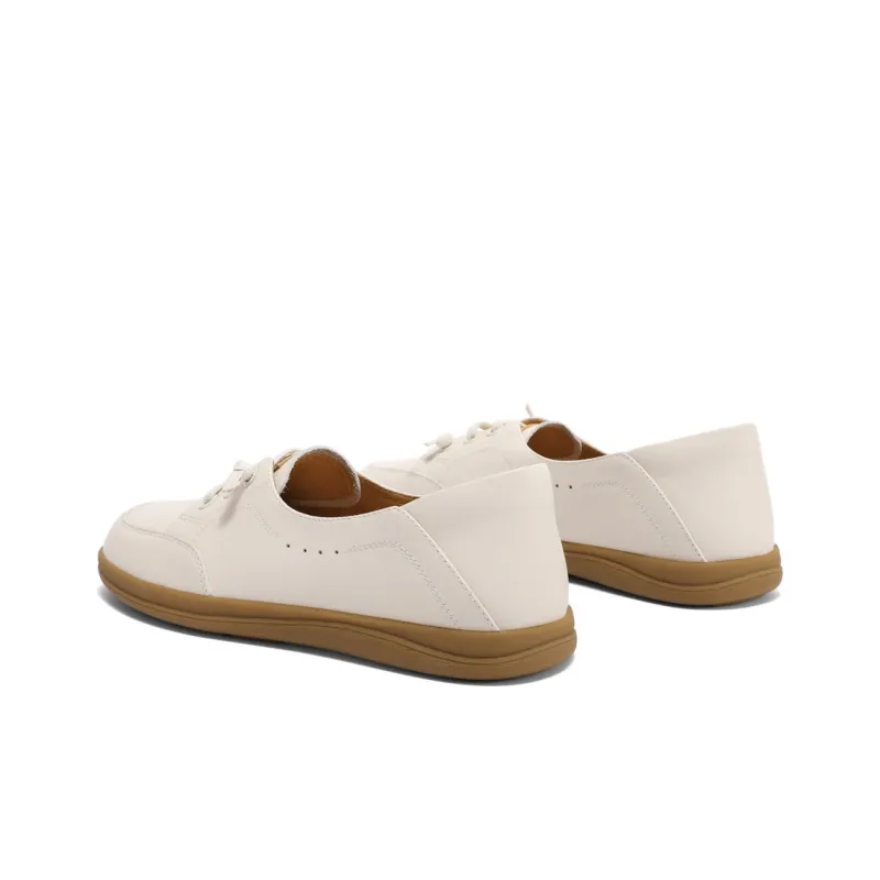BELLE Women's Casual Shoes 2CM Women's Apricot Color Off-White-7