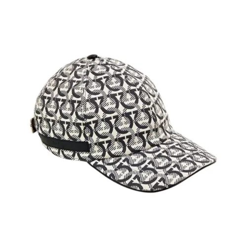 Ferragamo Interlocking Gancini Print Baseball Cap