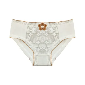 Little Sweet Cub Underpants Women's Warm And Soft White